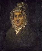 French school Portrait of an Old Woman oil on canvas